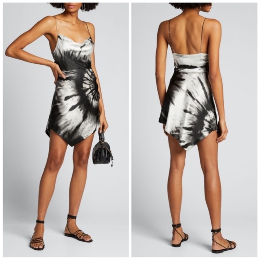Retrofete Monochrome Tie Dye Dress